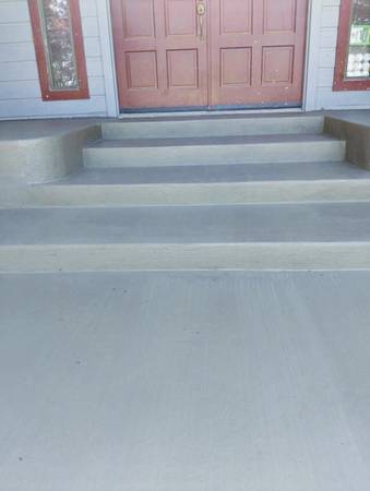 Smooth finished step detail